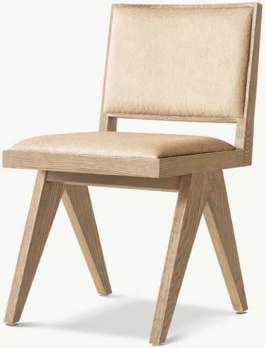 Jakob Framed Hair-On-Hide Dining Side Chair