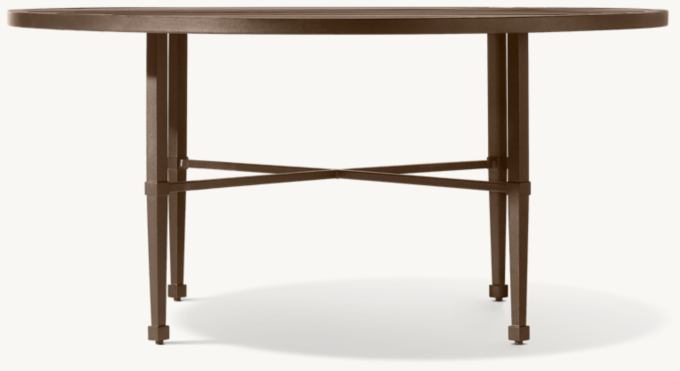 Trousdale Cast Aluminum Round Dining Table