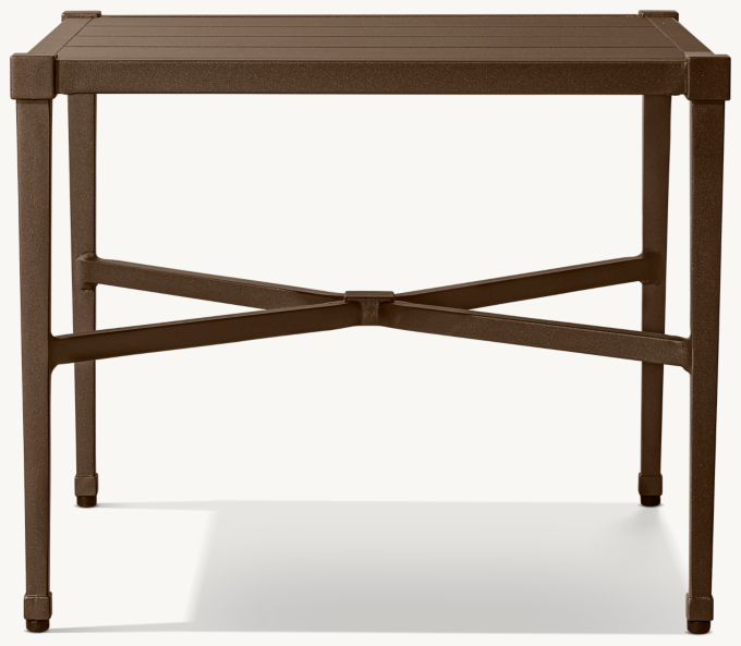 Trousdale Cast Aluminum Square Side Table