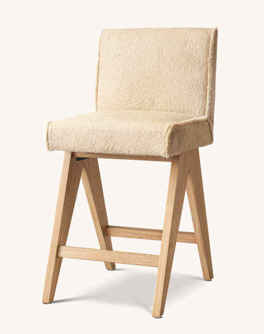 Jakob Hair-On-Hide Bar & Counter Stool