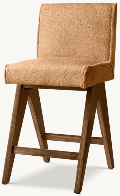 Jakob Hair-On-Hide Bar & Counter Stool