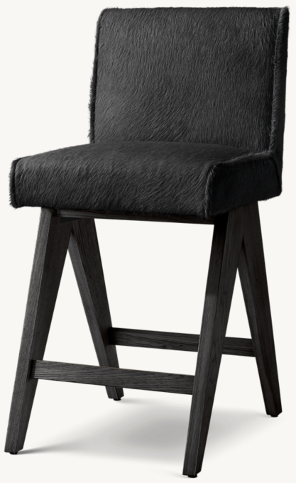 Jakob Hair-On-Hide Bar & Counter Stool