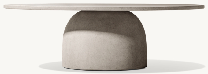 Terzo Oval Bowl Dining Table