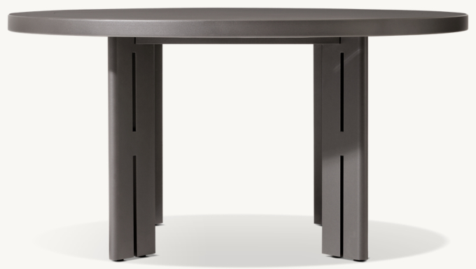 Matira Aluminum Round Dining Table