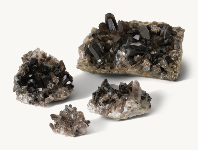 Crystal Quartz Cluster - Smoke