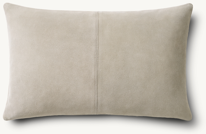 Suede lumbar pillow new arrivals