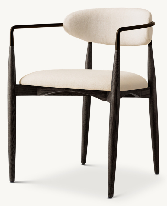 Arno Fabric Dining Armchair