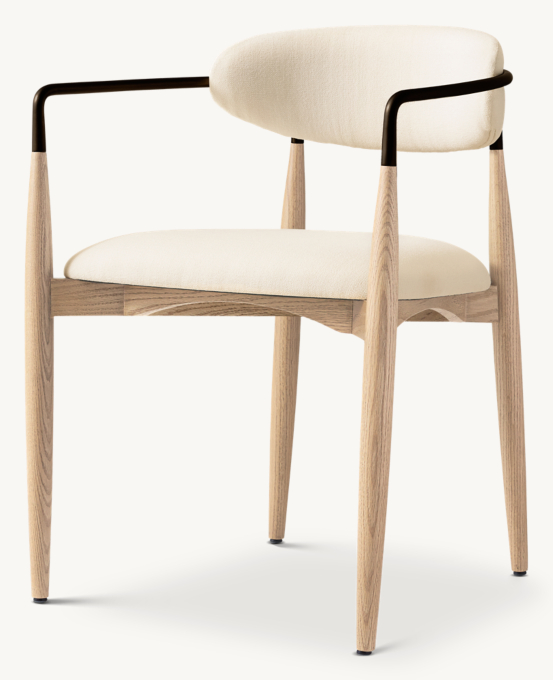 Arno Fabric Dining Armchair