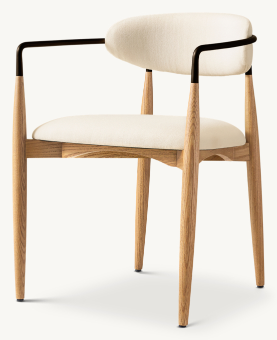 Arno Fabric Dining Armchair