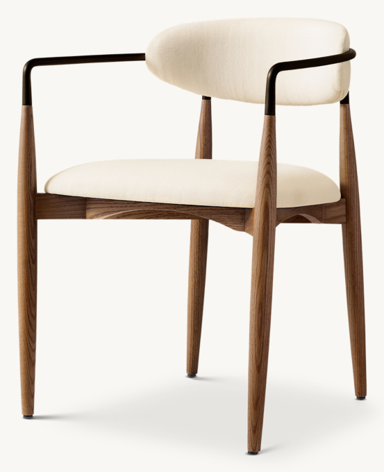 Arno Fabric Dining Armchair