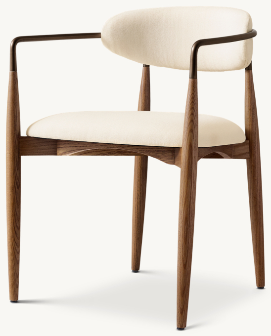 Arno Fabric Dining Armchair