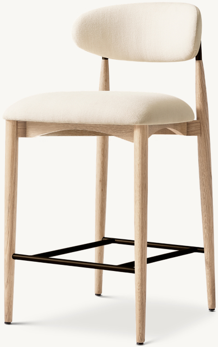 Arno Fabric Bar & Counter Stool