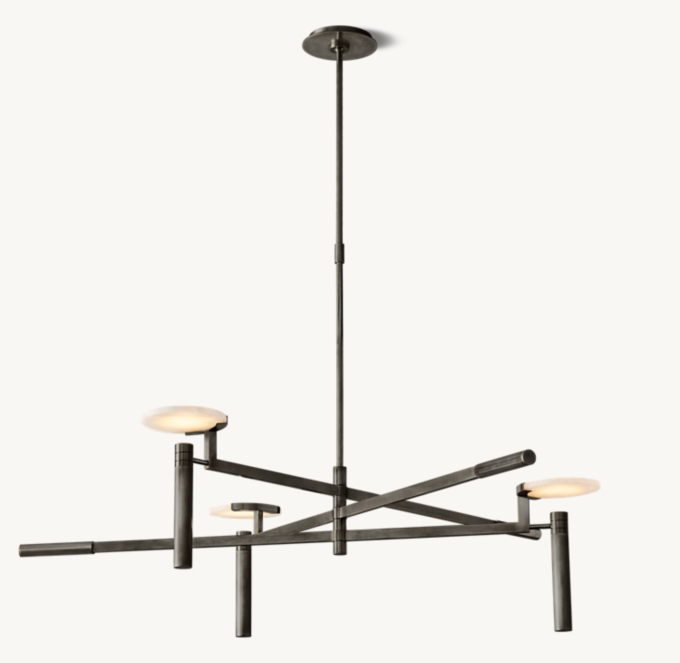 Melange Round Chandelier 45\" 