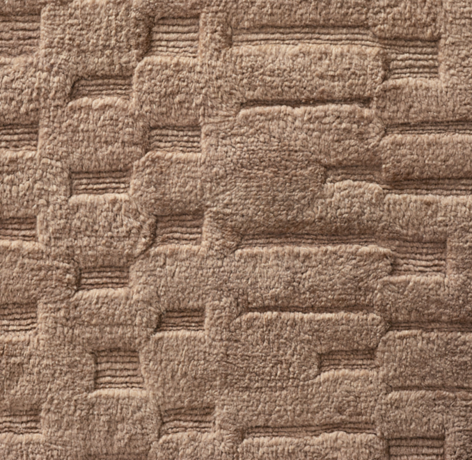 Detail view of Taru Wool Rug - Made-To-Order 