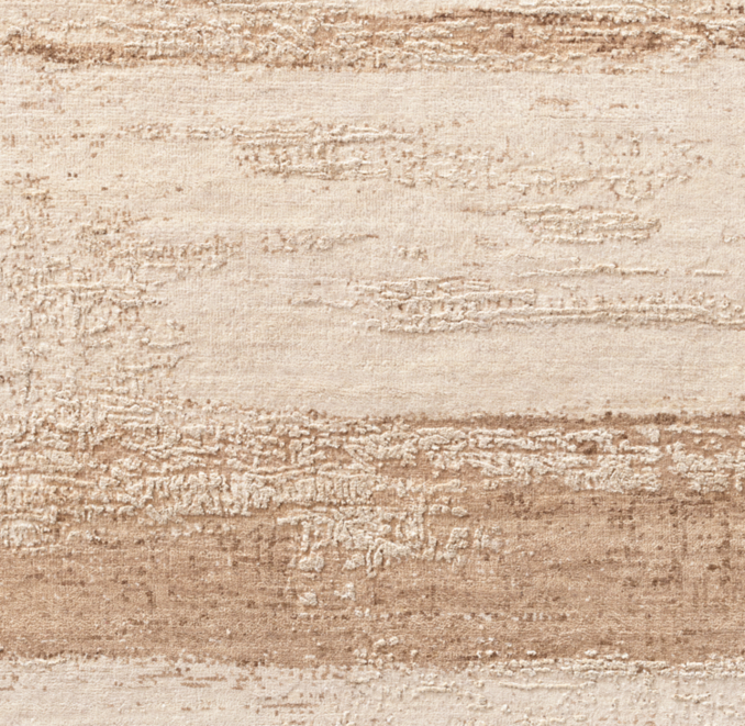 Detail view of Tero Wool & Silk Rug - Made-To-Order 