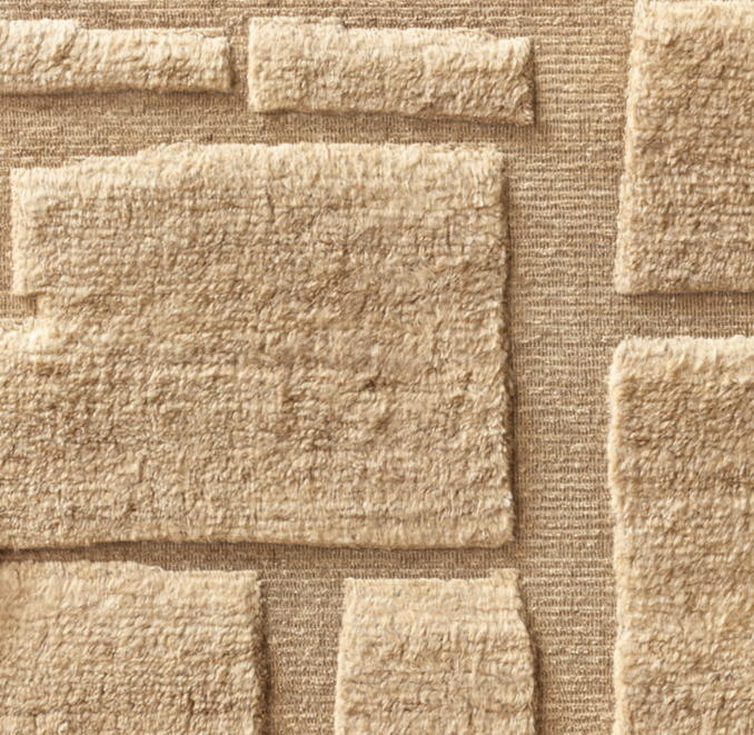 Detail view of Lari Wool Rug - Made-To-Order