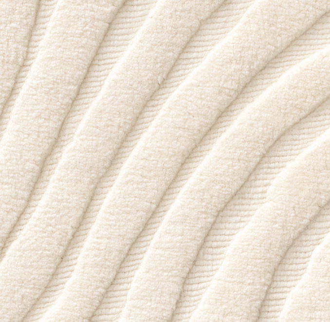 Overhead view of Ansa Wool Rug Swatch 