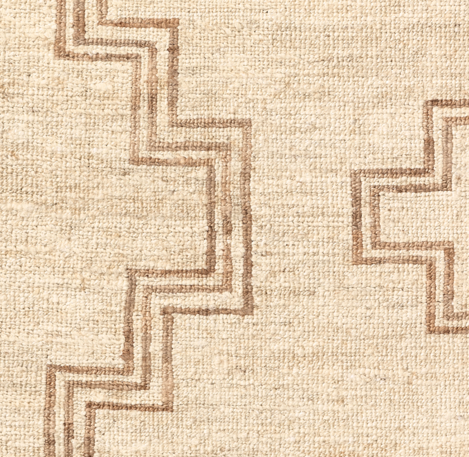 Overhead view of Hera Jute Rug - Made-To-Order - Round 