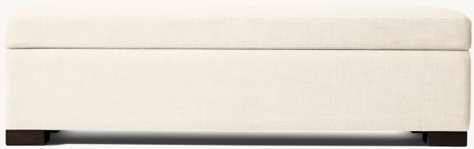 Modena Fabric Storage End-of-Bed Bench