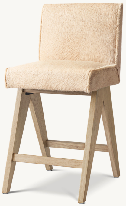 Jakob Hair-On-Hide Bar & Counter Stool