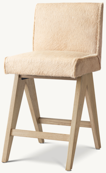Jakob Hair-On-Hide Stool Collection | RH