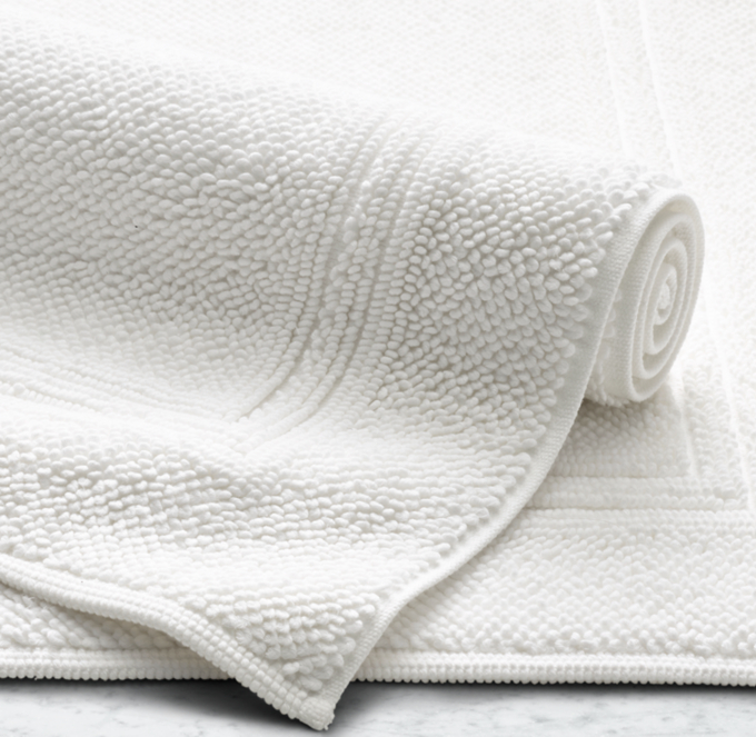 Cotton Woven Bath Rug | RH