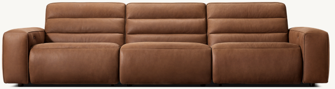 Chelsea Recliner Modular Leather 3-Piece Sofa