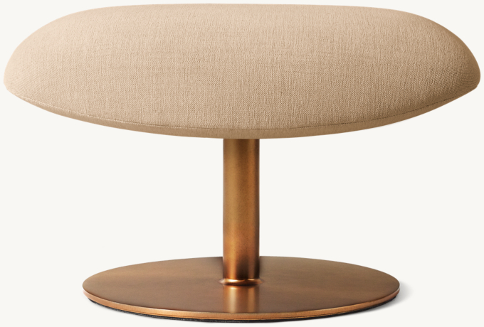 Front view of Lanzo Ottoman 