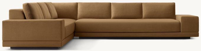 Cortona Full Cushion Back Wide-Arm Left-Arm L-Sectional