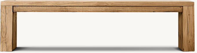 Reclaimed Oak Parsons Dining Bench
