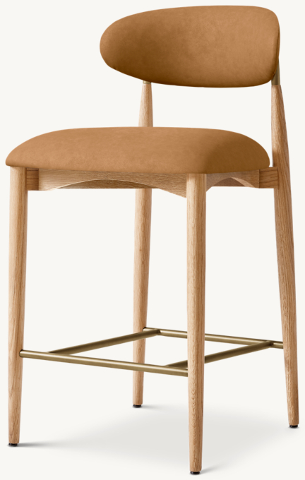 Arno Dolce Faux Leather Counter Stool