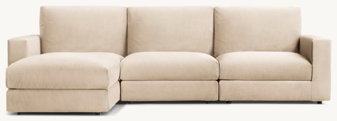 Lugano Modular 3-Piece Left-Arm Chaise Sectional