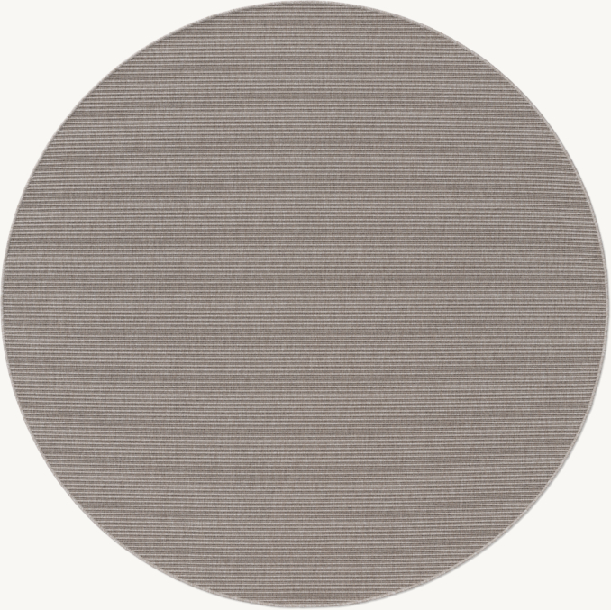 Adra Outdoor Rug - Cut-to-Order - Round | RH