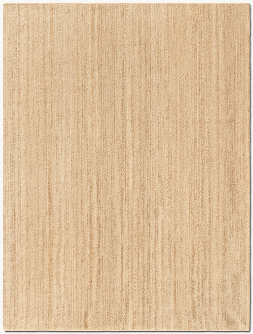 Overhead view of Hisar Jute Rug - Cut-To-Order 