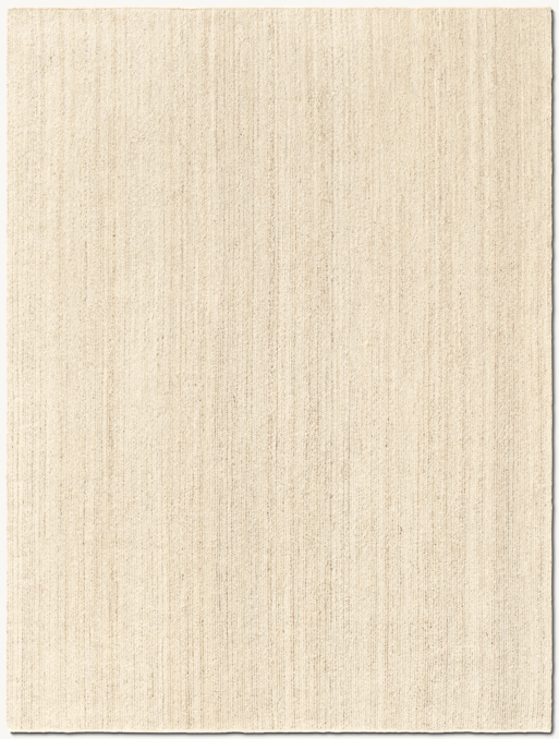 Overhead view of Hisar Jute Rug - Cut-To-Order 