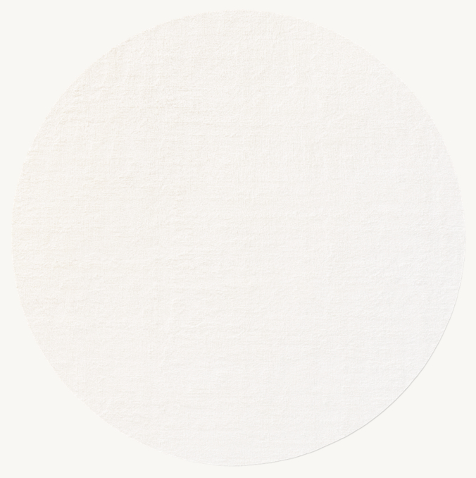 Overhead view of Sonali Rug - Cut-To-Order - Round 