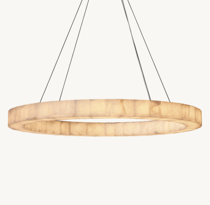 Rivage Lueur Round Chandelier 60\"