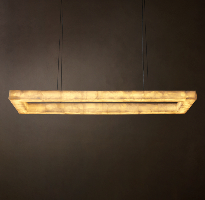 Rivage Lueur Rectangular Chandelier