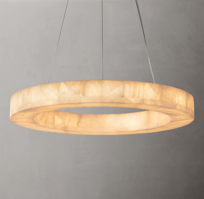 RH Rivage Lueur Chandelier