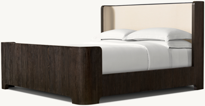 Bronte Fabric Shelter Bed with Footboard