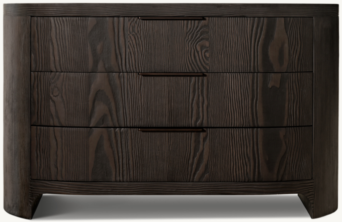 97cm nightstand shown in Black Douglas Fir.