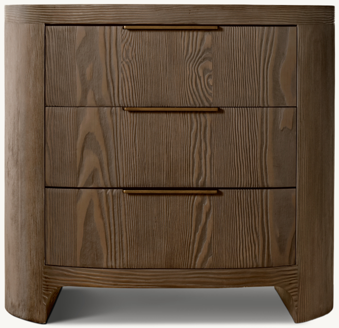 66cm nightstand shown in Brown Douglas Fir.