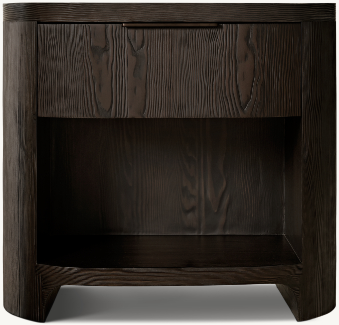 26&#34; nightstand shown in Black Douglas Fir.