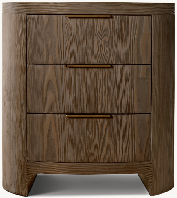 56cm nightstand shown in Brown Douglas Fir.