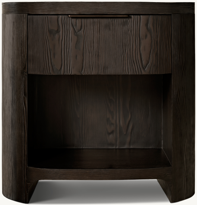 22&#34; nightstand shown in Black Douglas Fir.