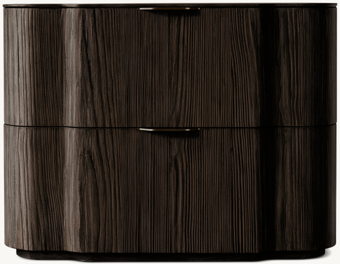 32" nightstand shown in Black European Fir.