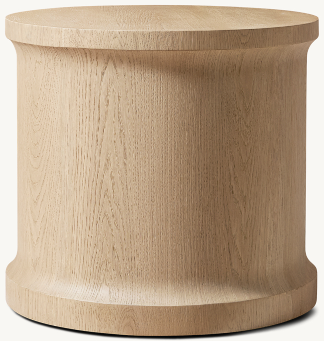 Baron Round Plinth Side Table