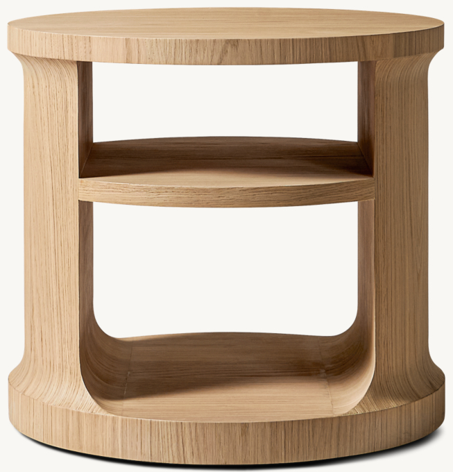 Baron Round Open Side Table