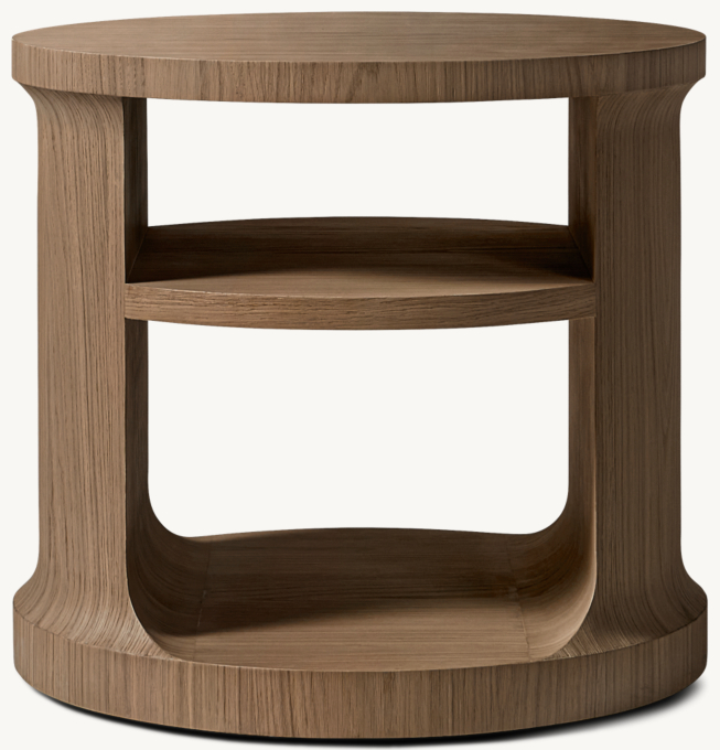 Baron Round Open Side Table