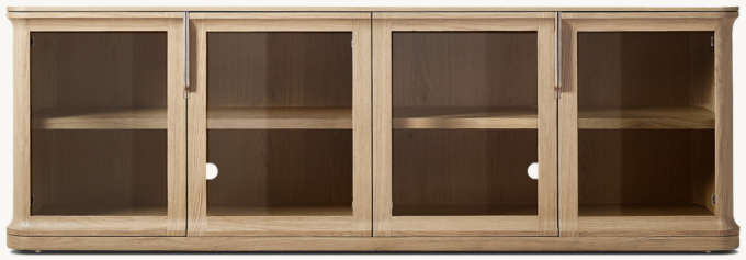 Baron Glass 4-door Media Console